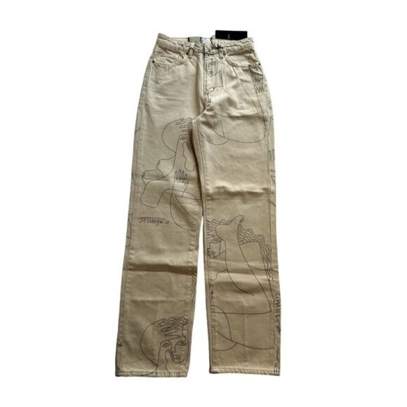 NEUW Nico Straight Jeans in Jessalyn Art Cream